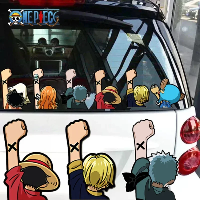 Anime One Piece Car Sticker Ca - Car Accessories Japanese 评论和价格