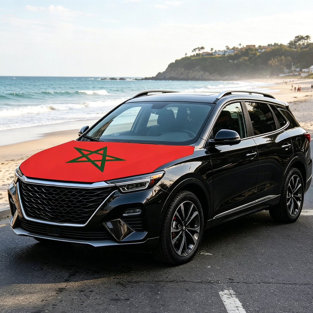 National Morocco Flag Banner C - Car Accessories Banner 评论和价格