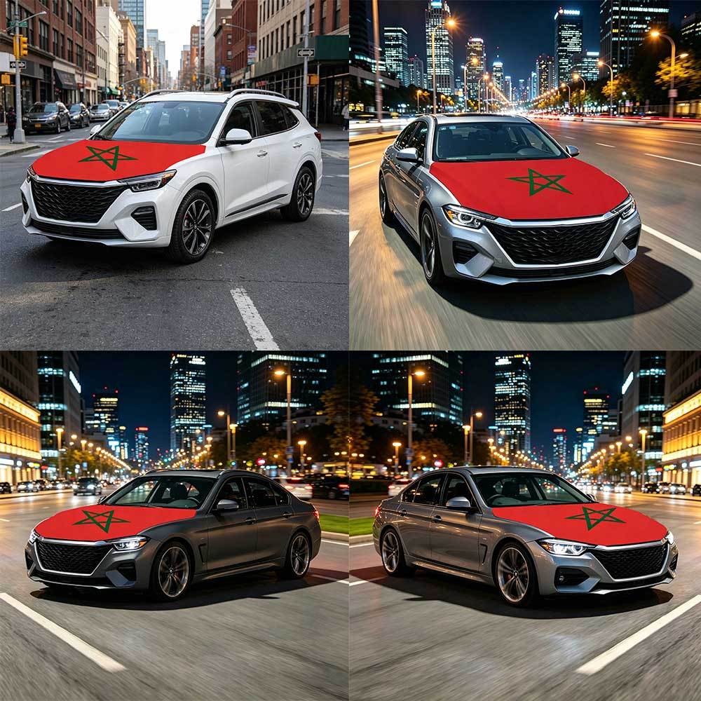 National Morocco Flag Banner C - Car Accessories Banner 评论和价格