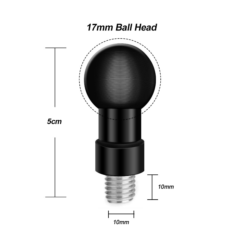 Aluminum 17mm Ball Head Adapte - Car Accessories Online 评论和价格