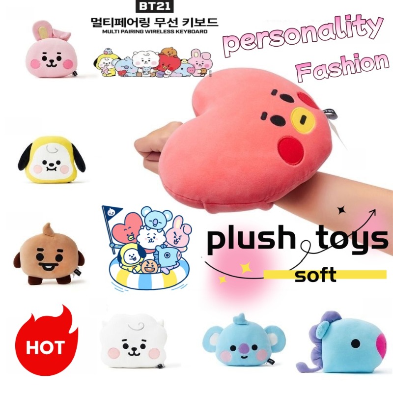 BT21 Face-Shaped Pillow Cute F - Car Accessories Workshop 评论和价格