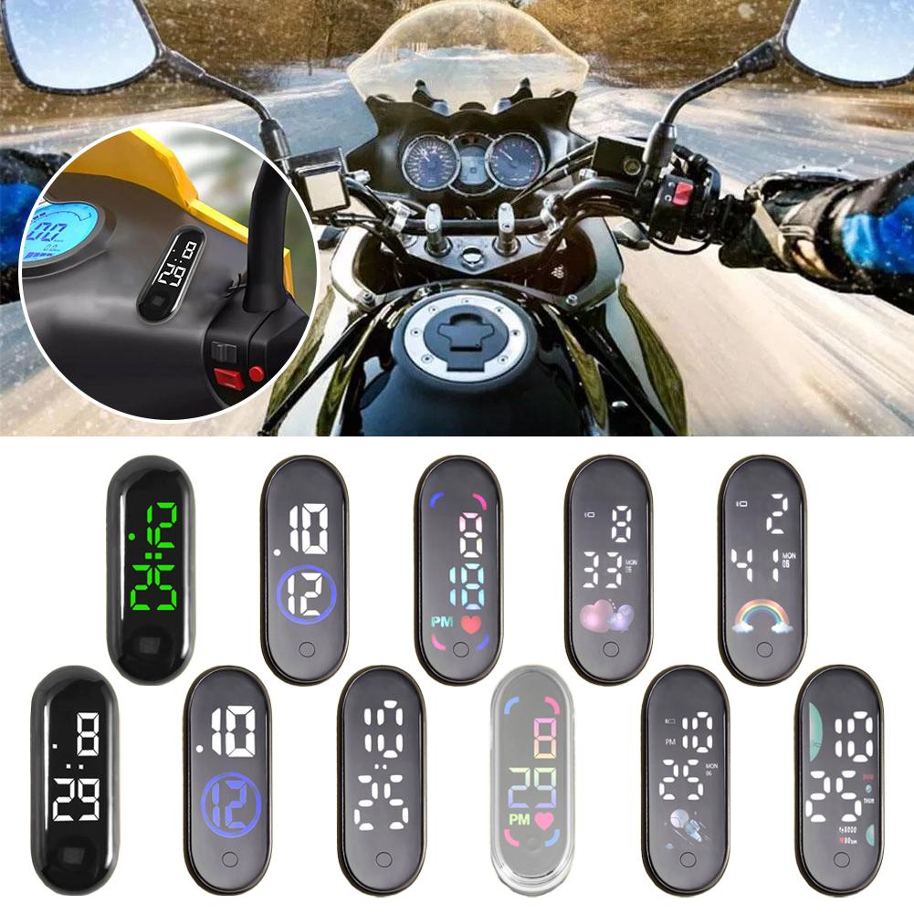 Luminous Motorcycle Car Clock  - Car Accessories Workshop 评论和价格
