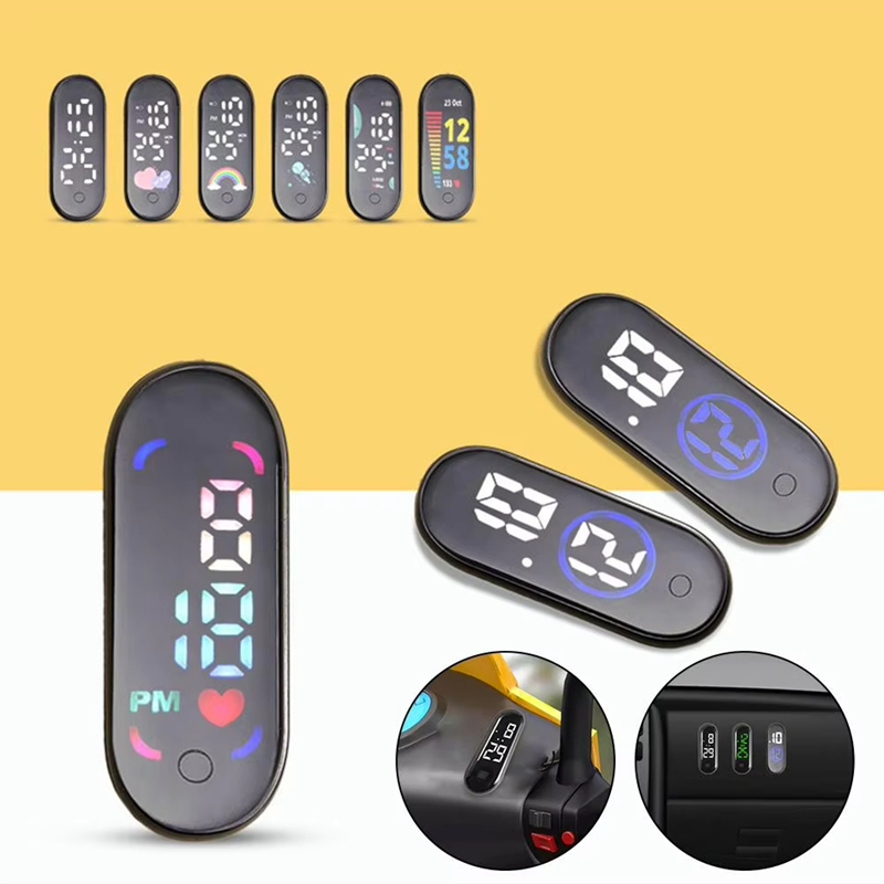 Luminous Motorcycle Car Clock  - Car Accessories Workshop 评论和价格