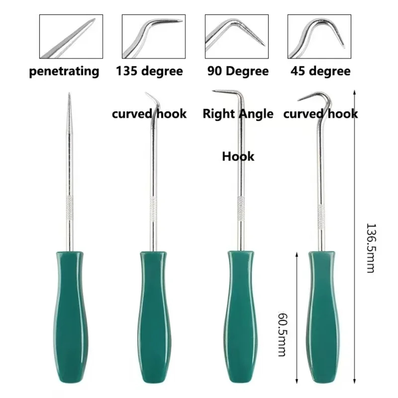 4Pcs 135mm Oil Seal Pick Hooks - Car Accessories Workshop 评论和价格