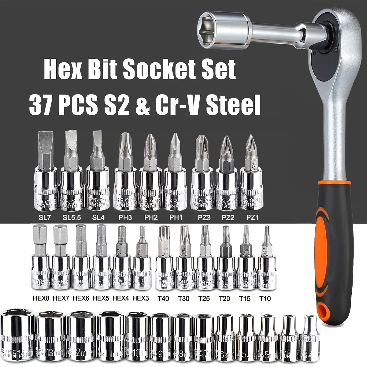 46pc Drive Socket Set 1/4 inch - Car Accessories Workshop 评论和价格