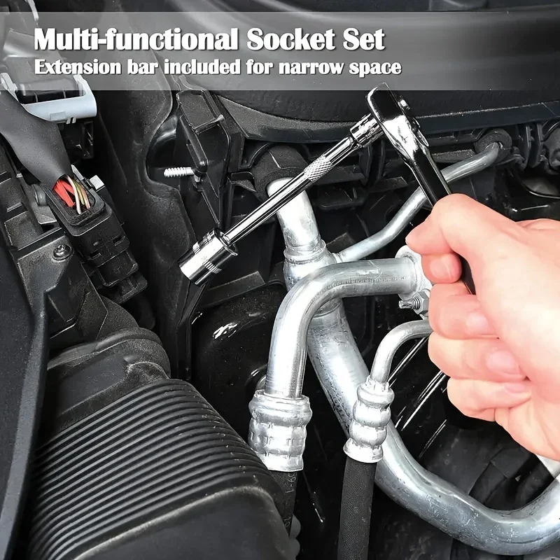 46pc Drive Socket Set 1/4 inch - Car Accessories Workshop 评论和价格