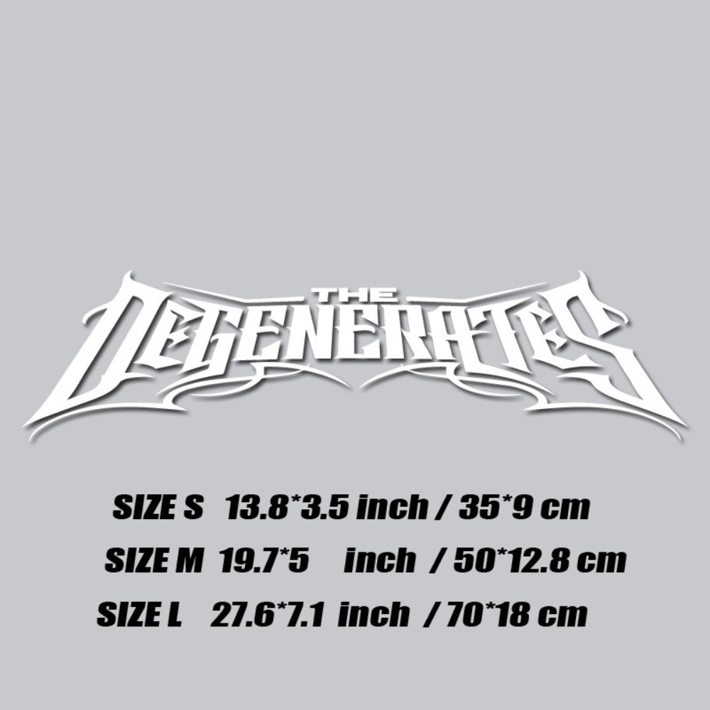 1pc THE DEGENERATES JDM Sport  - Car Accessories Banner 评论和价格