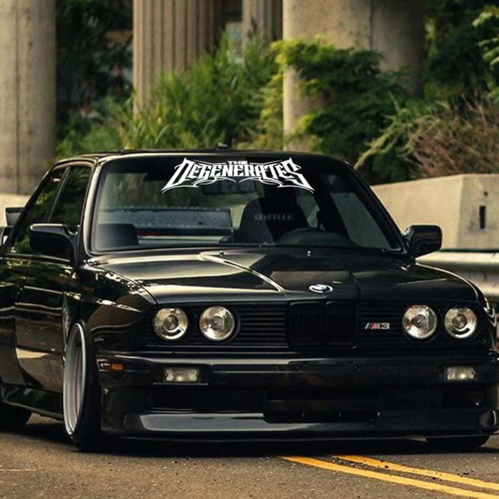1pc THE DEGENERATES JDM Sport  - Car Accessories Banner 评论和价格